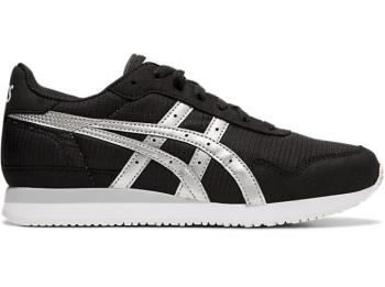 Asics Dam Sneakers TIGER RUNNER Svarta/Silver